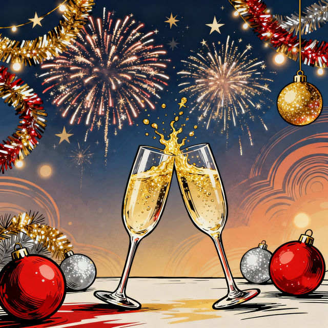 New Year Drawings - Made With AI gallery