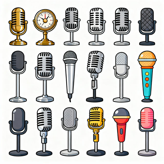Clip Art Microphone gallery