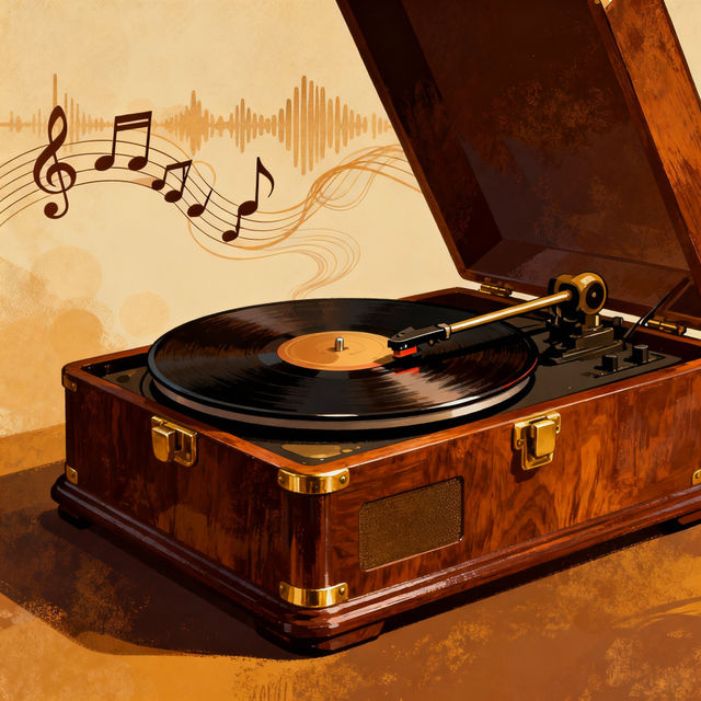Record Player Drawings gallery