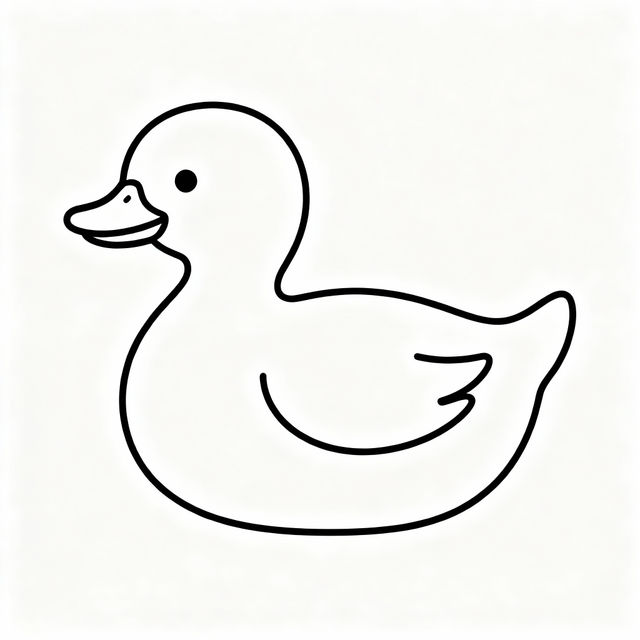 Simple Duck Drawings - Made With AI gallery