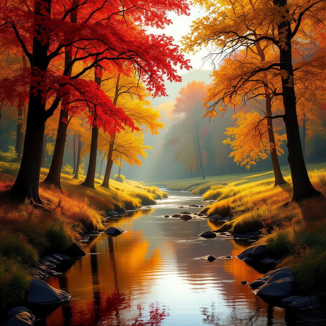 Beautiful Autumn Wallpapers - Free AI Creations gallery