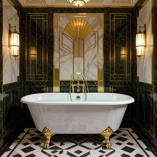 Art Deco Bathroom Ideas gallery