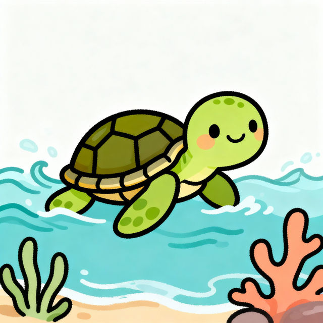 Easy Turtle Drawings gallery