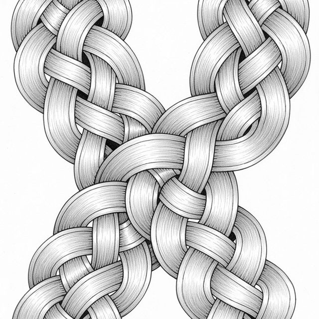 Explore AI-Generated Braid Drawings gallery