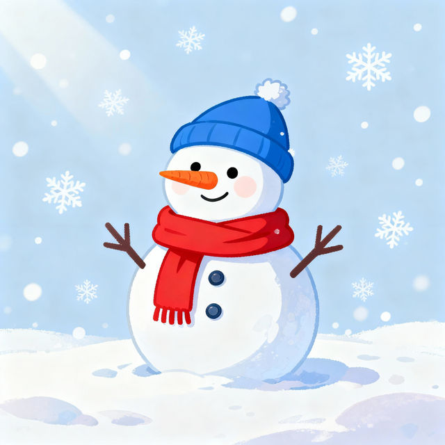 Snowman Drawings for Kids - Made With AI gallery
