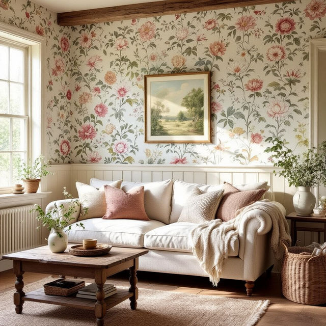 Vintage Farmhouse Wallpaper gallery
