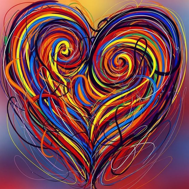 Explore AI-Generated Heart Drawings gallery