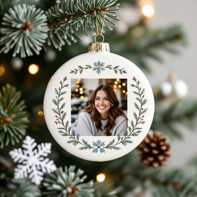 Memorial Christmas Ornaments With Picture gallery