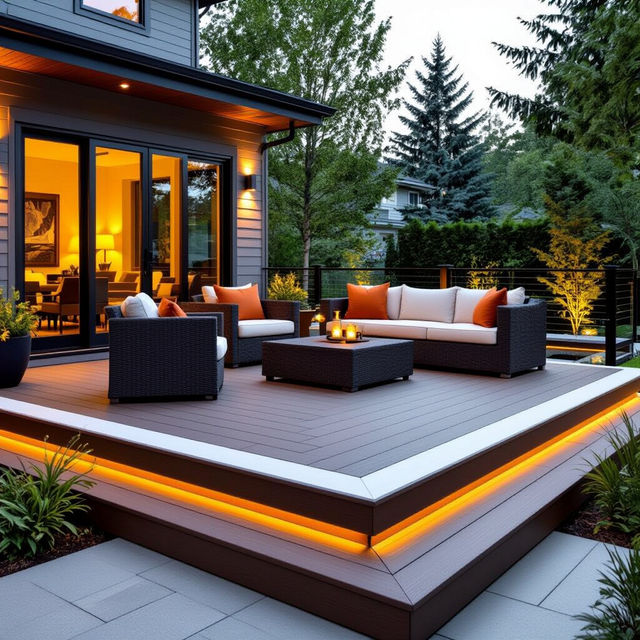 Picture Frame Trex Deck Designs gallery