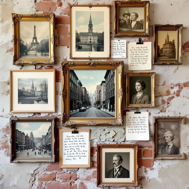 Wall Collage Picture Frames - Created with AI gallery
