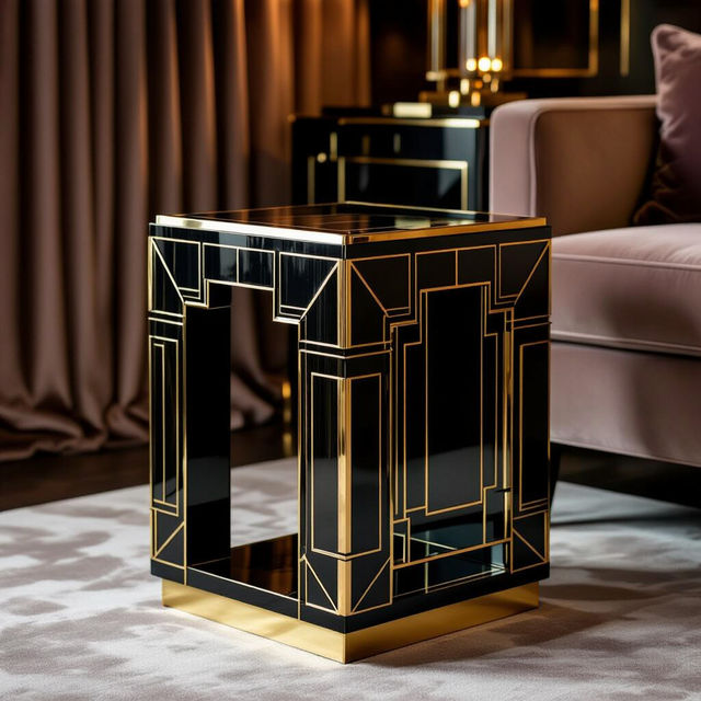 Art Deco Side Table Designs gallery