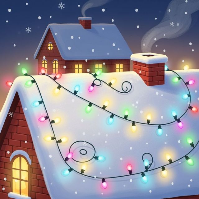 Browse AI Christmas Lights Drawings gallery