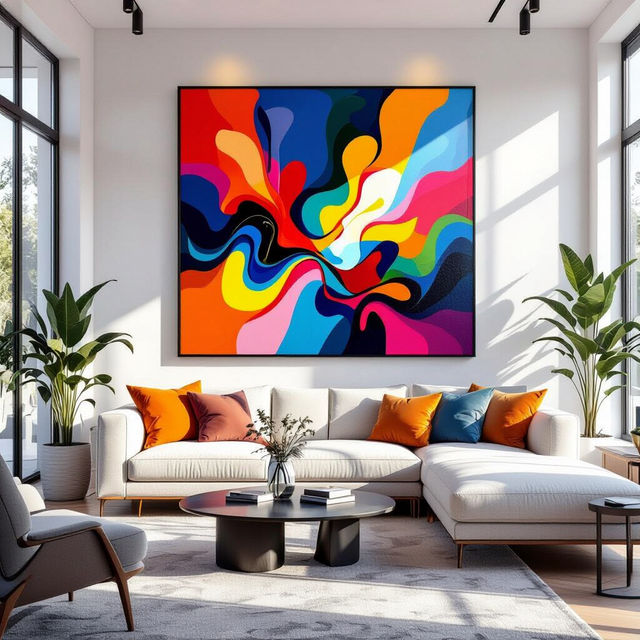 Living Room Art Ideas - AI Generated gallery