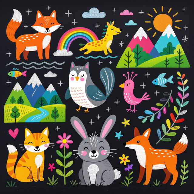 Easy Chalk Art gallery