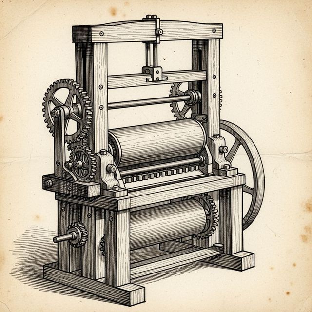 Explore AI-Generated Cotton Gin Drawings gallery