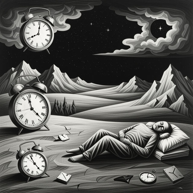 Insomnia Drawings - AI Generated Art gallery