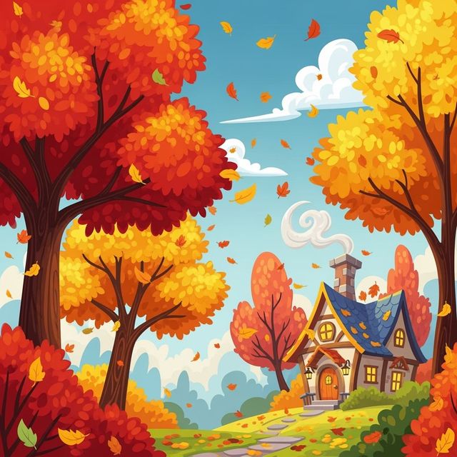 Create Stunning Fall Drawings With AI gallery