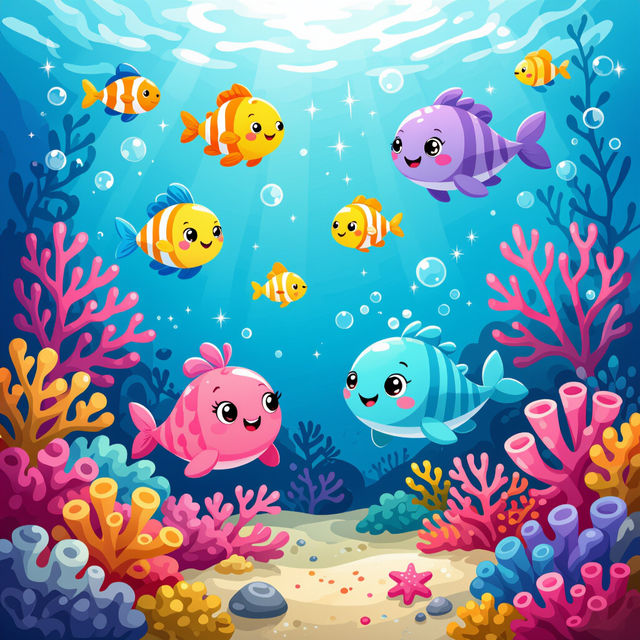 Cute Ocean Wallpapers - Made With AI gallery