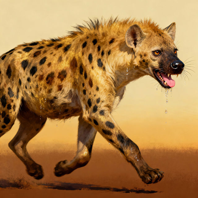 Hyena Drawings - AI Generated Art gallery