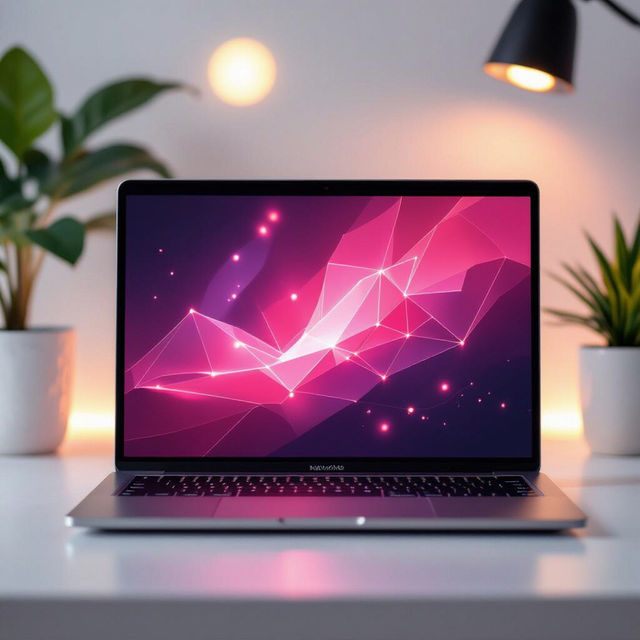 Pink Laptop Wallpapers - AI Generated gallery