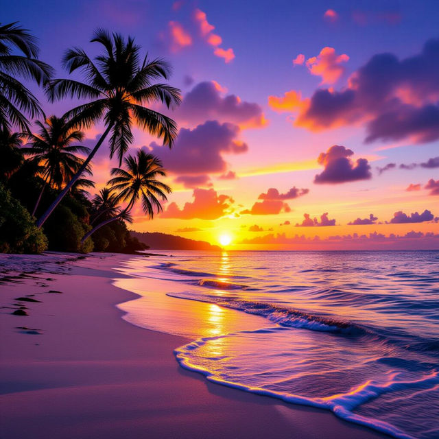 Beach Theme Wallpaper - AI Generated gallery