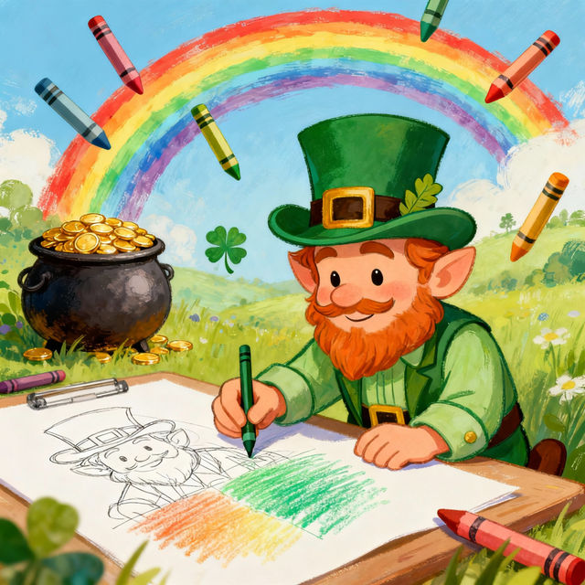 Leprechaun Directed Drawing gallery