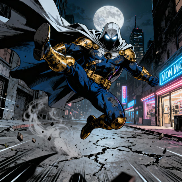 Moon Knight Drawings - AI Art gallery