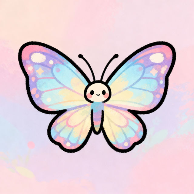 Cute Butterfly Drawings - Made With AI gallery