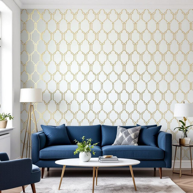 Navy Peel And Stick Wallpaper gallery