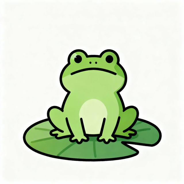 Simple Frog Drawings - Made With AI gallery