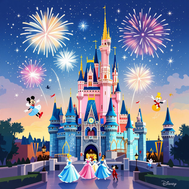 Disney World Pictures - Made With AI gallery
