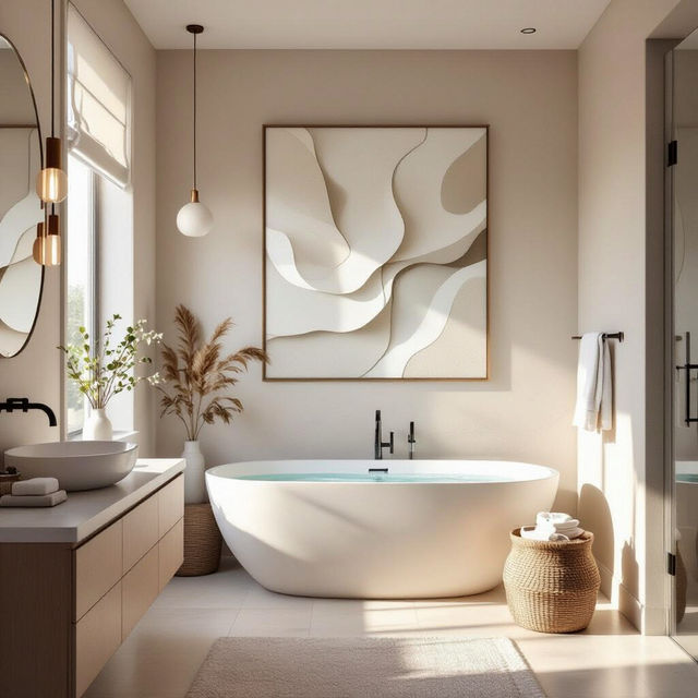 Bathroom Picture Decor - AI Generated Art gallery