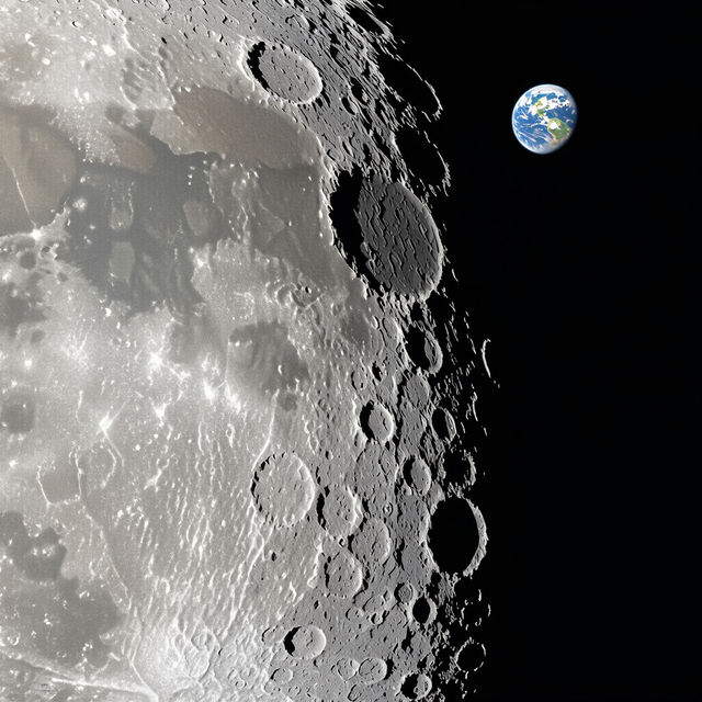 High Resolution Moon Images - Made With AI gallery