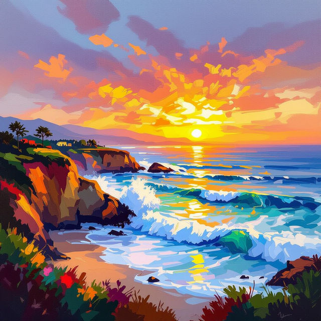 Laguna Beach Art - Created With AI gallery
