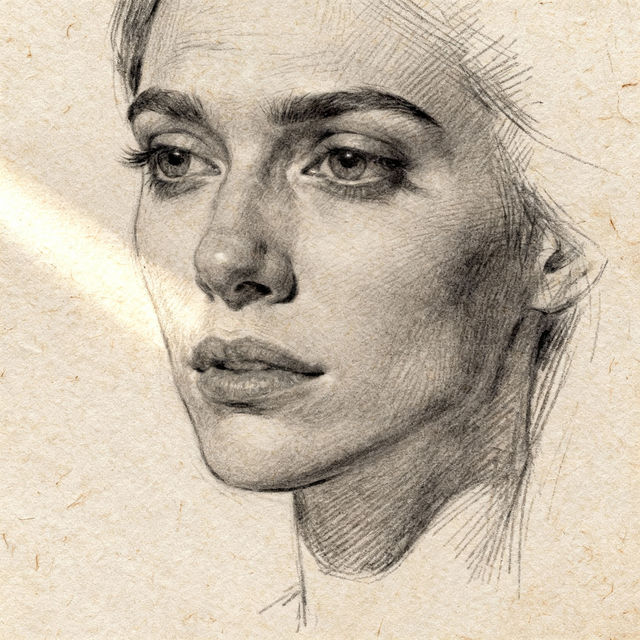 Drawings Of Faces - Made With AI gallery