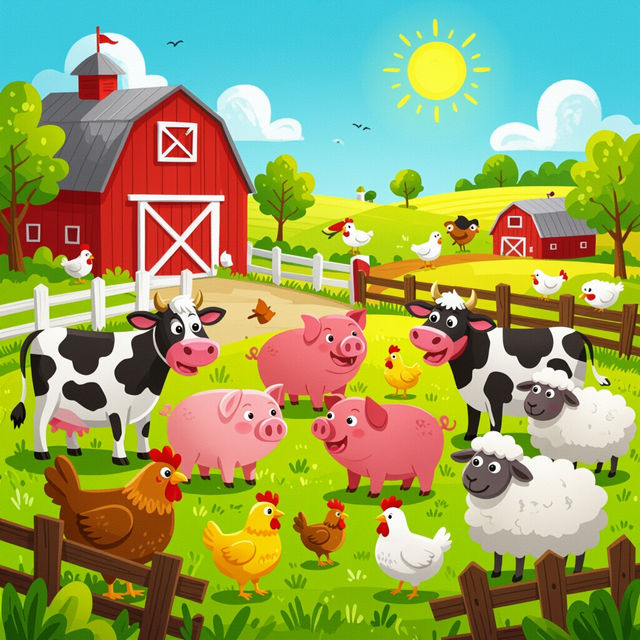 Animal Farm Pictures - AI Generated gallery