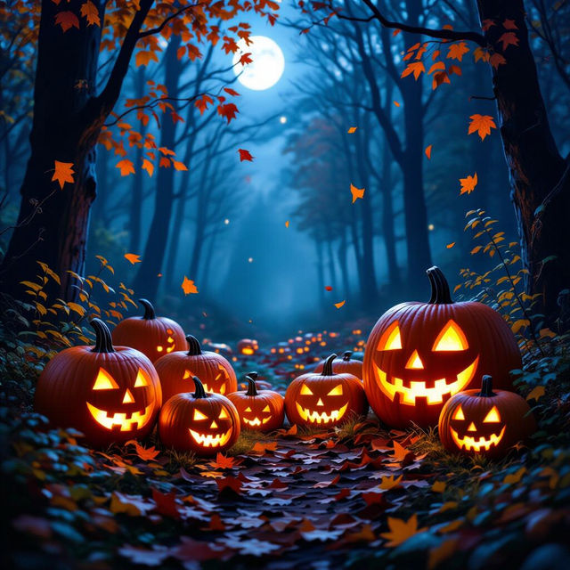 Discover AI-Generated Pumpkin Wallpapers gallery