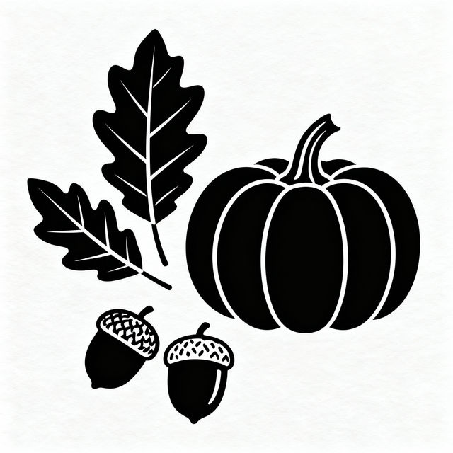 Fall Clip Art Black And White gallery