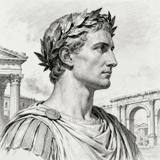 Julius Caesar Drawings - AI Generated gallery