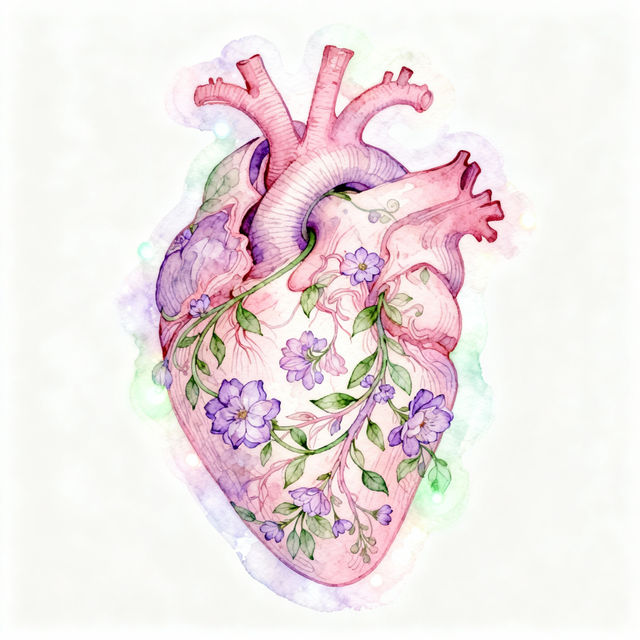 A Drawing Of A Heart - AI Generated gallery