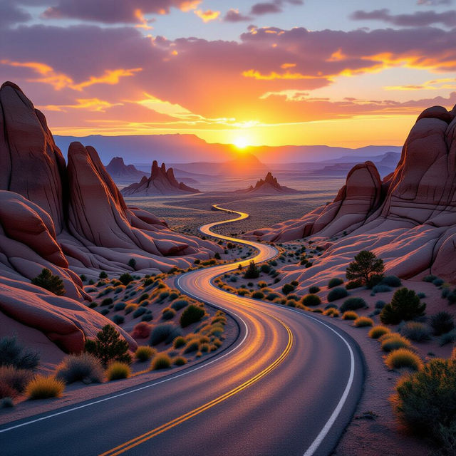 Needles Highway Pictures - Created With AI gallery