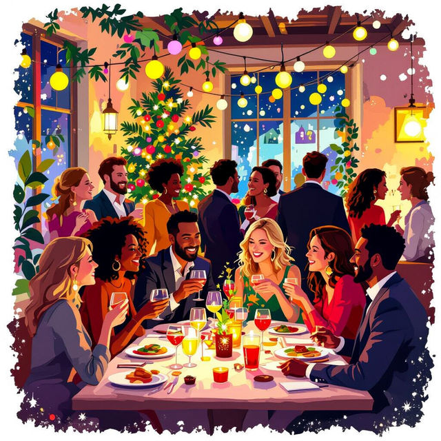 Holiday Party Images - Made With AI gallery