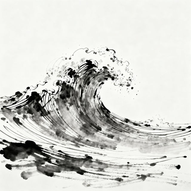 Wave Sketch - AI Art gallery