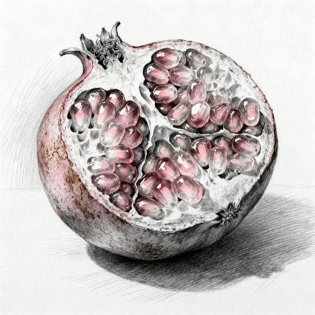 Drawing Pomegranate Art gallery