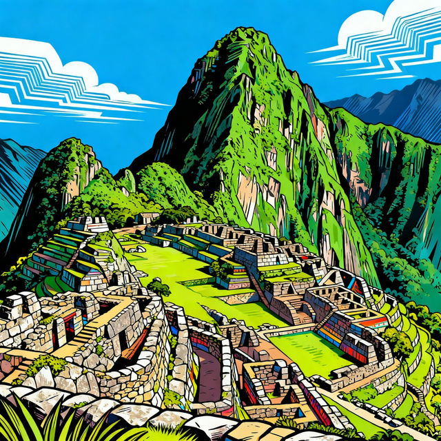 South America Drawings - AI Generated Art gallery