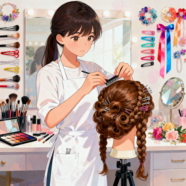 Cosmetology Drawings - AI Generated gallery