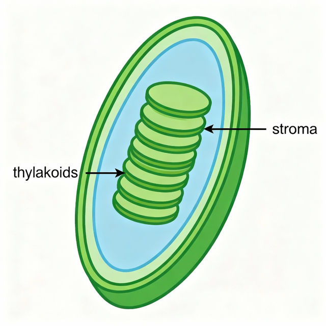 Chloroplast Drawing Easy gallery