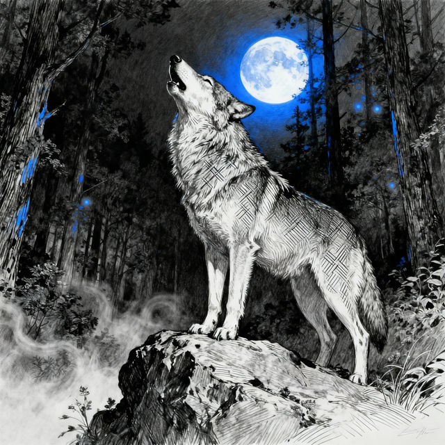 Wolf Pictures Drawing gallery