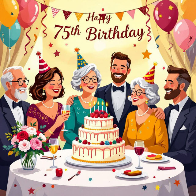 Happy 75th Birthday Images gallery