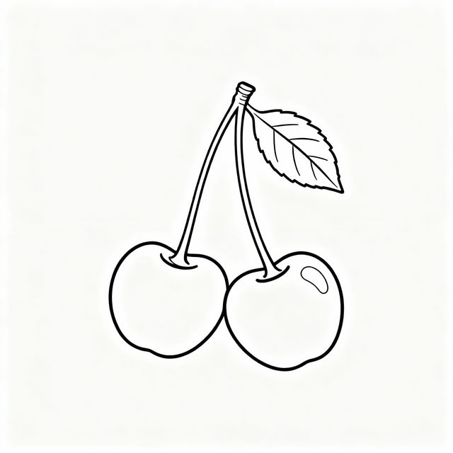 Easy Cherry Drawings gallery